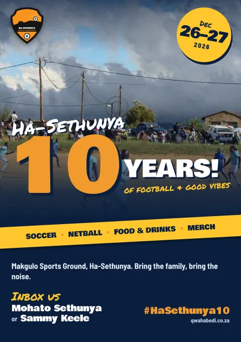 Poster for Ha-Sethunya Soccer Tournament 2026 — 10 Years